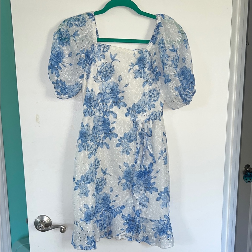 Floral Puff Sleeve Dress